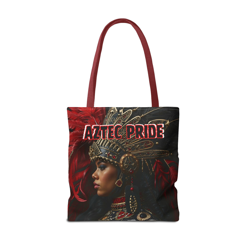 Aztec Lioness Queen Tote Bag – Aztec-Inspired Reusable Shopping Bag | GringoArte