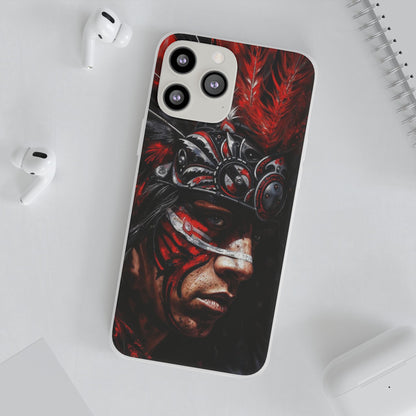 Aztec King of Kings – Flexi Phone Case (iPhone & Samsung • Clear TPU • Made in USA • Personalized Option)