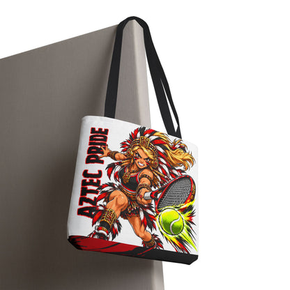 Aztec Tennis Savage Female Warrior Tote Bag