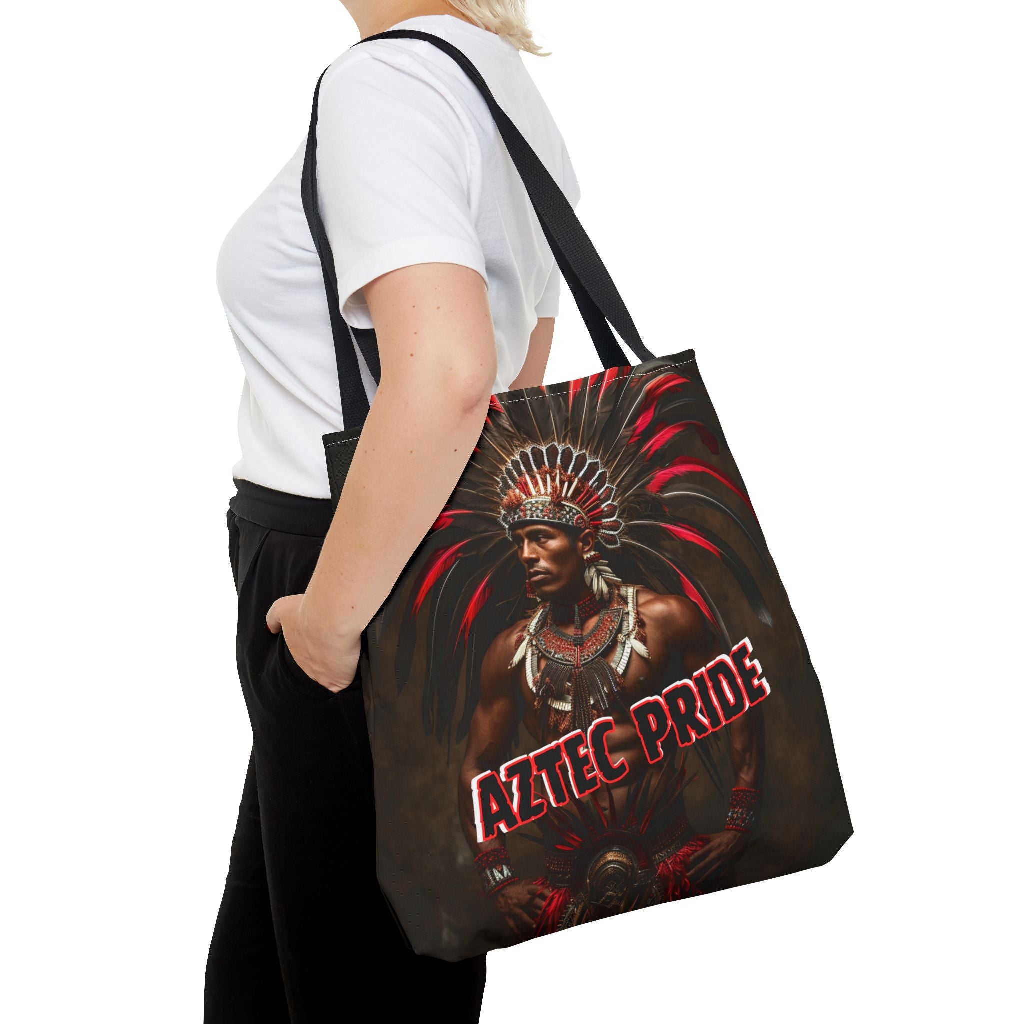 Aztec Sun Guardian Tote Bag – Aztec-Inspired Reusable Shopping Bag | GringoArte