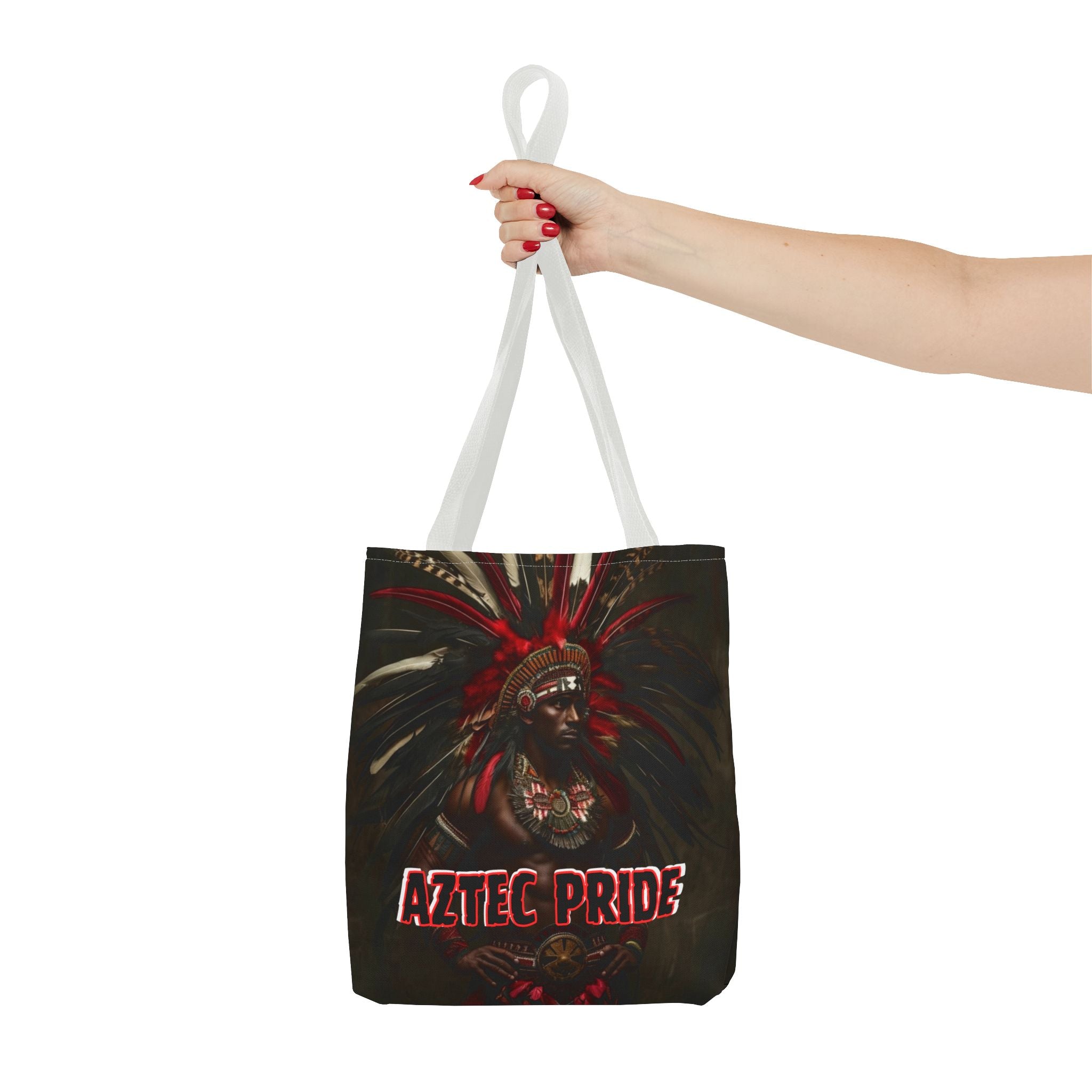 Aztec Panther Warrior Tote Bag – Aztec-Inspired Reusable Shopping Bag | GringoArte