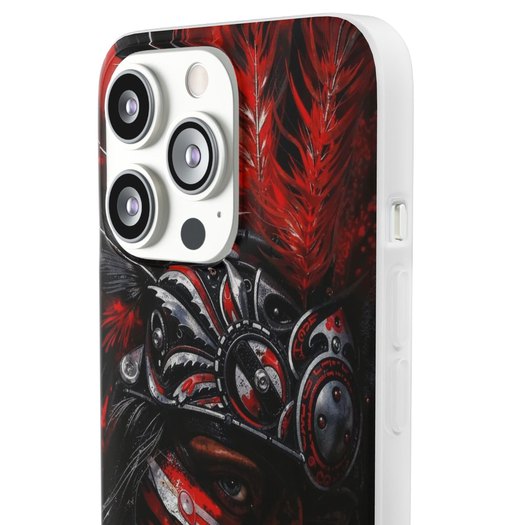 Aztec King of Kings – Flexi Phone Case (iPhone & Samsung • Clear TPU • Made in USA • Personalized Option)