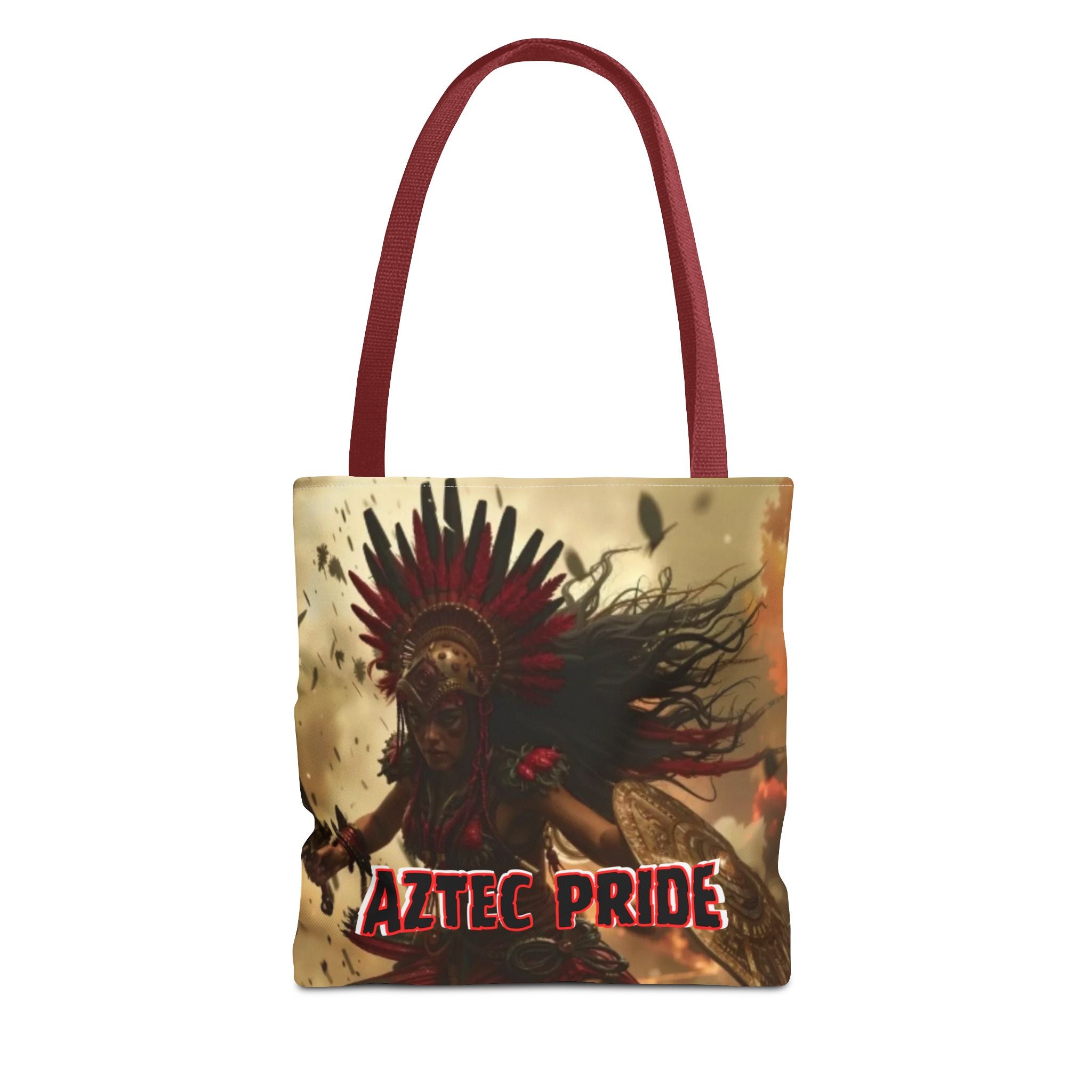 Aztec Bloodwar Queen Tote Bag – Aztec-Inspired Reusable Shopping Bag | GringoArte