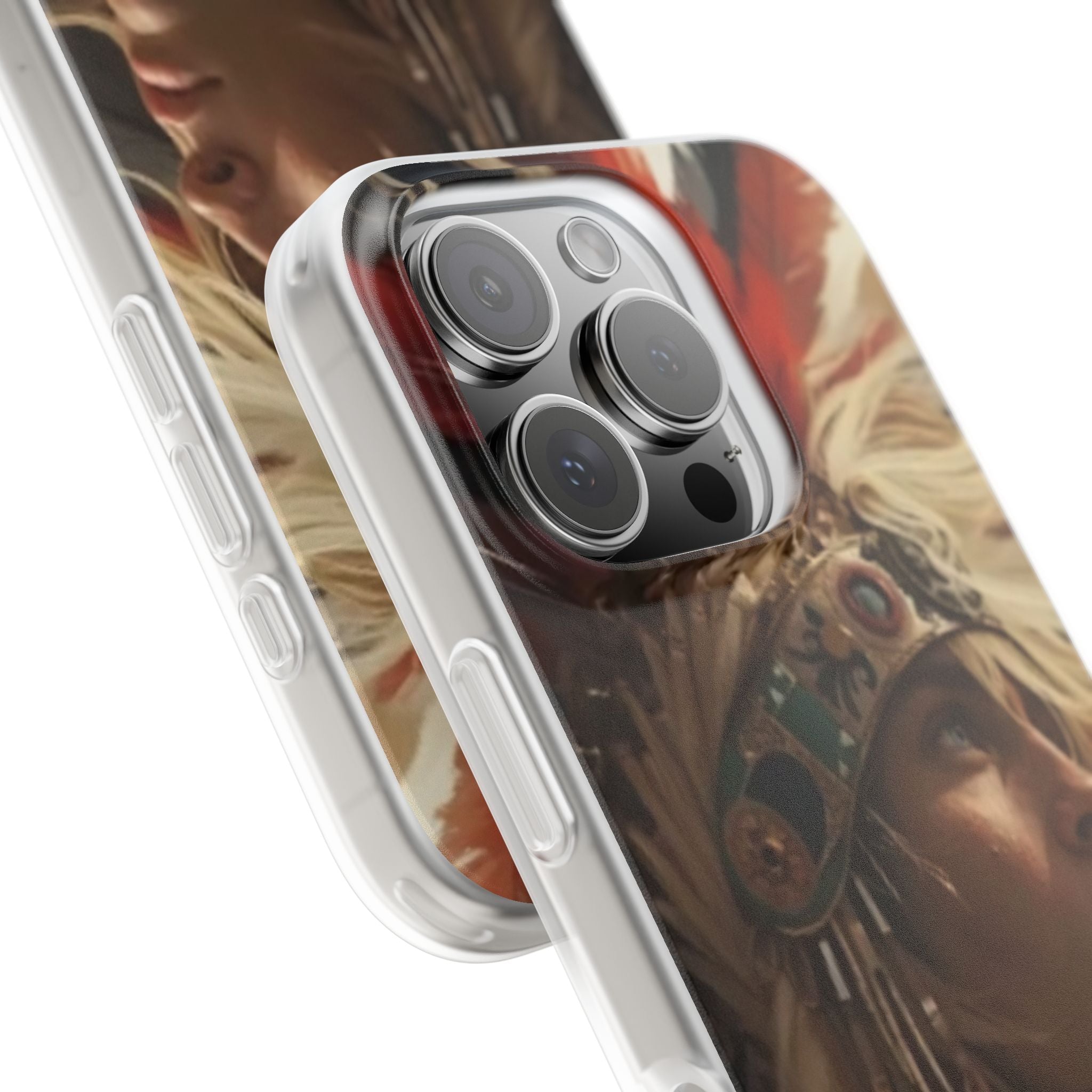 Aztec Sky Prince – Flexi Phone Case (iPhone & Samsung • Clear TPU • Made in USA • Personalized Option)