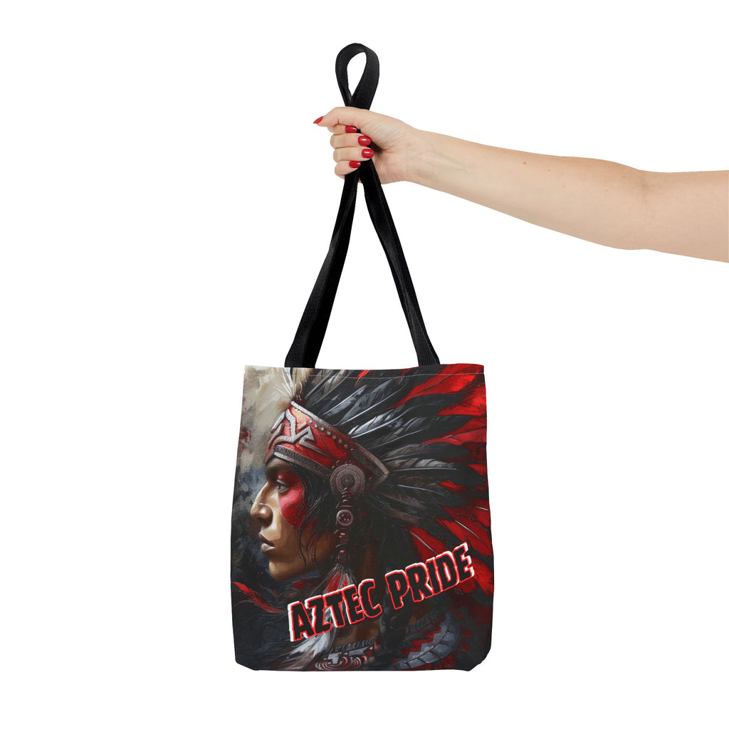 Aztec Silent Warrior Tote Bag – Aztec-Inspired Reusable Shopping Bag | GringoArte