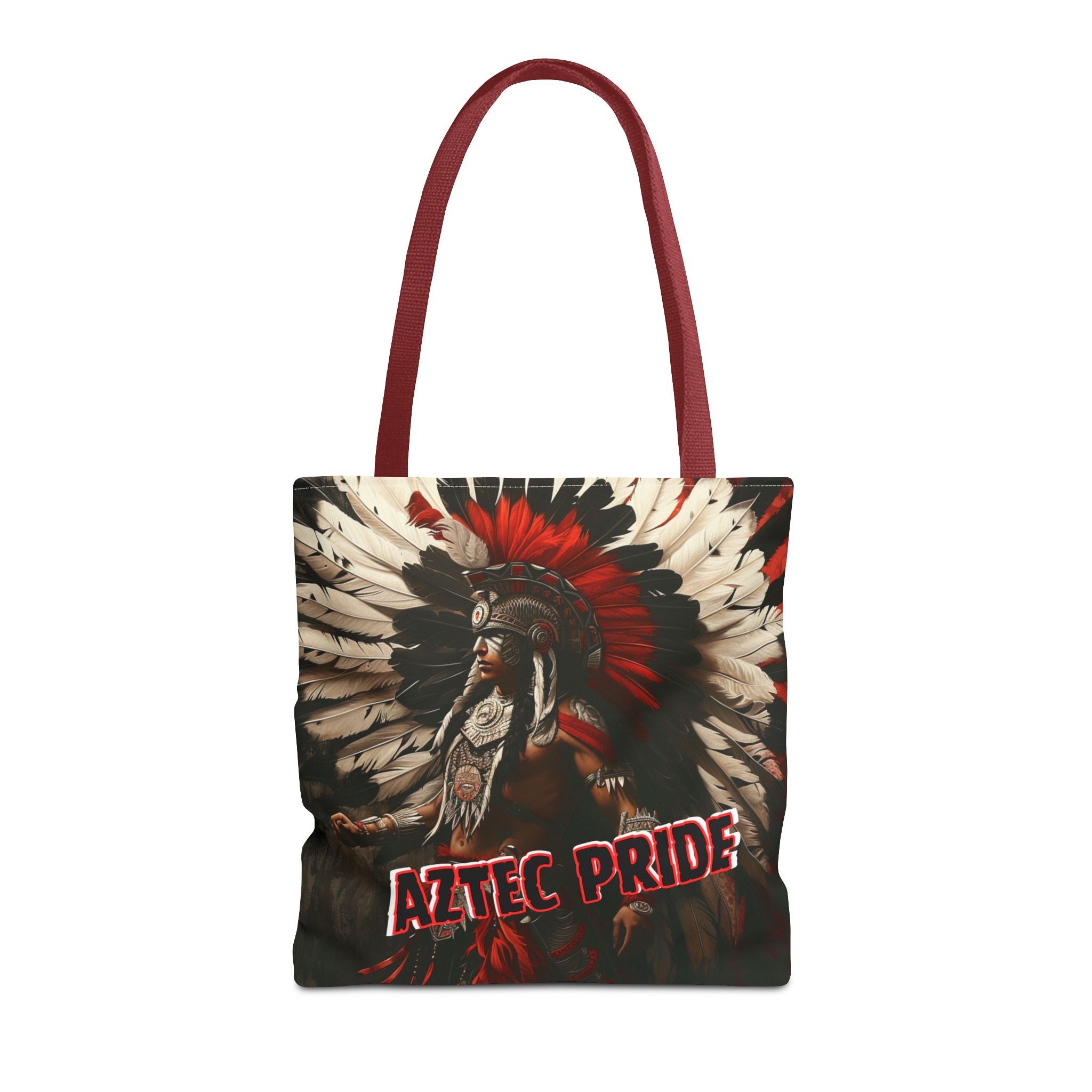 Aztec Fierce Warrior Tote Bag – Aztec-Inspired Reusable Shopping Bag | GringoArte
