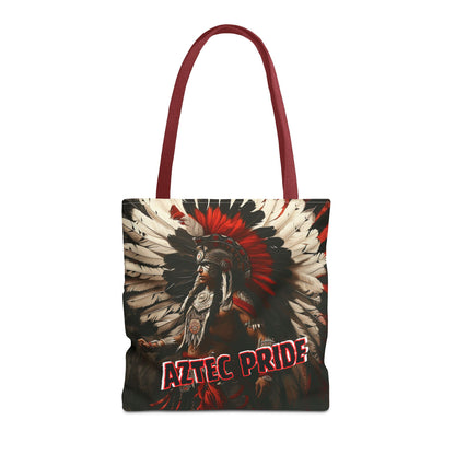 Aztec Fierce Warrior Tote Bag – Aztec-Inspired Reusable Shopping Bag | GringoArte