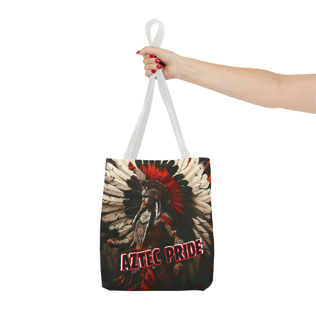 Aztec Fierce Warrior Tote Bag – Aztec-Inspired Reusable Shopping Bag | GringoArte