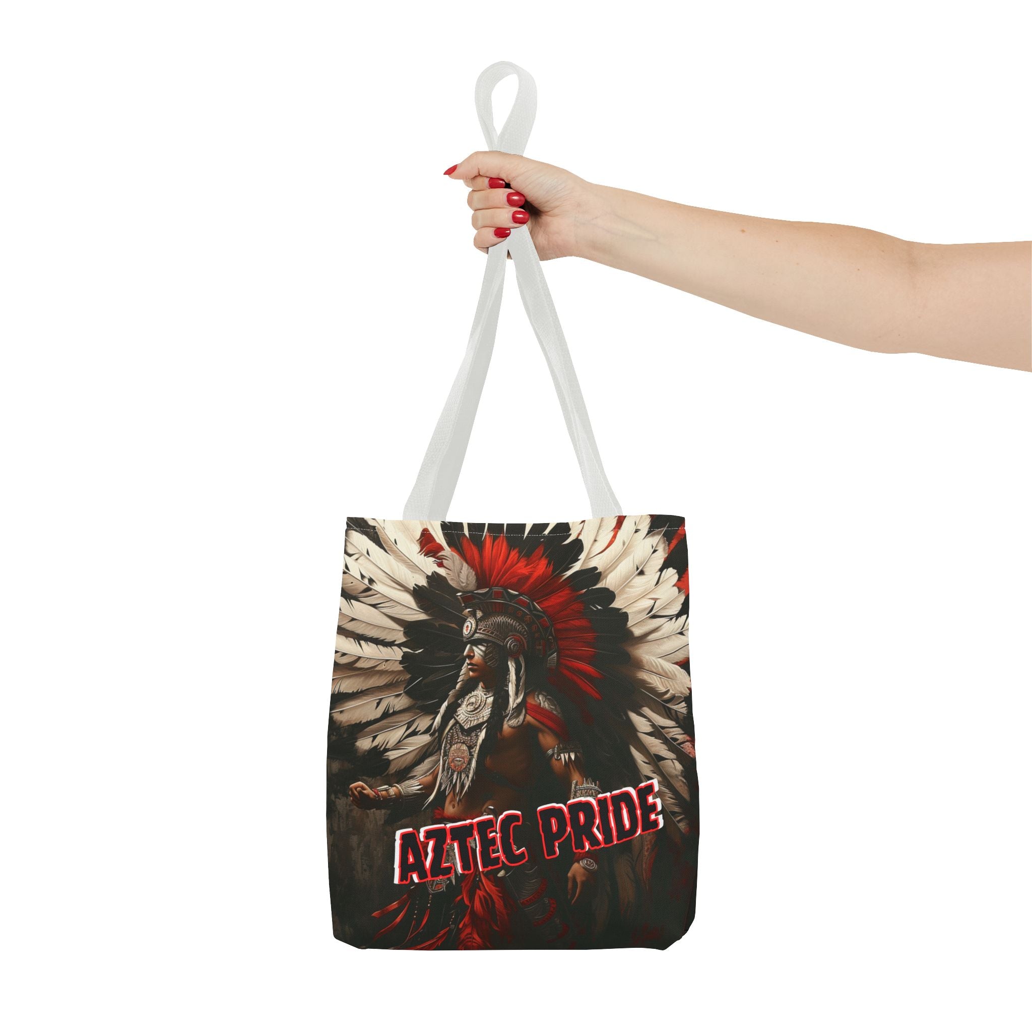 Aztec Fierce Warrior Tote Bag – Aztec-Inspired Reusable Shopping Bag | GringoArte