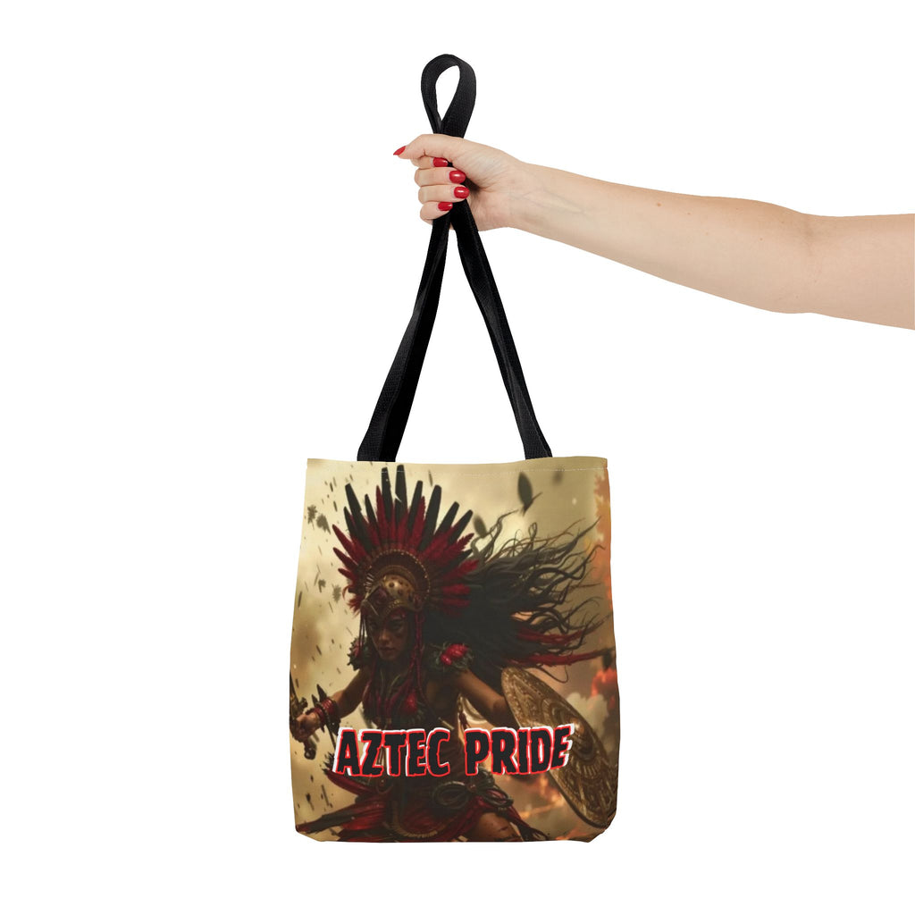 Aztec Bloodwar Queen Tote Bag – Aztec-Inspired Reusable Shopping Bag | GringoArte