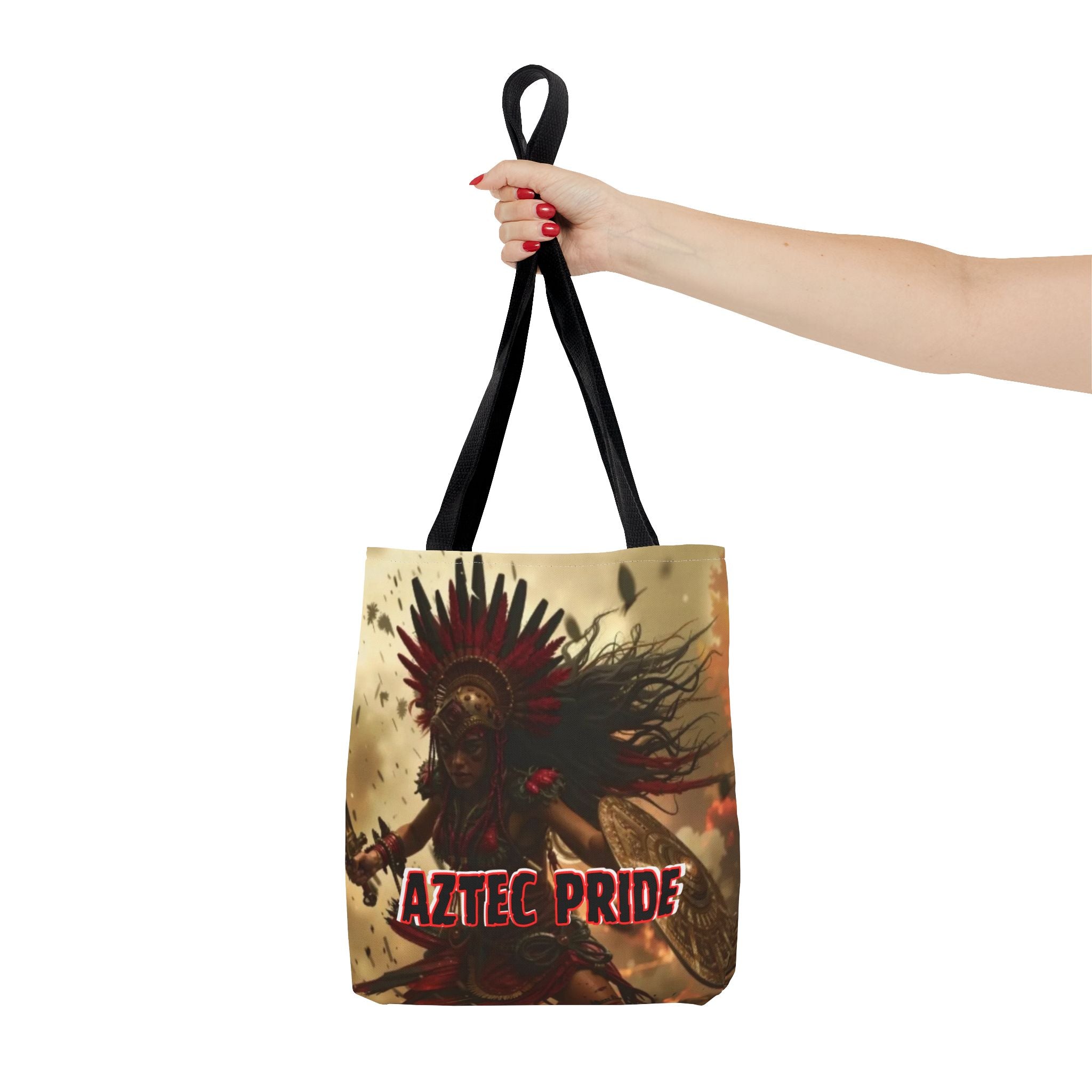 Aztec Bloodwar Queen Tote Bag – Aztec-Inspired Reusable Shopping Bag | GringoArte