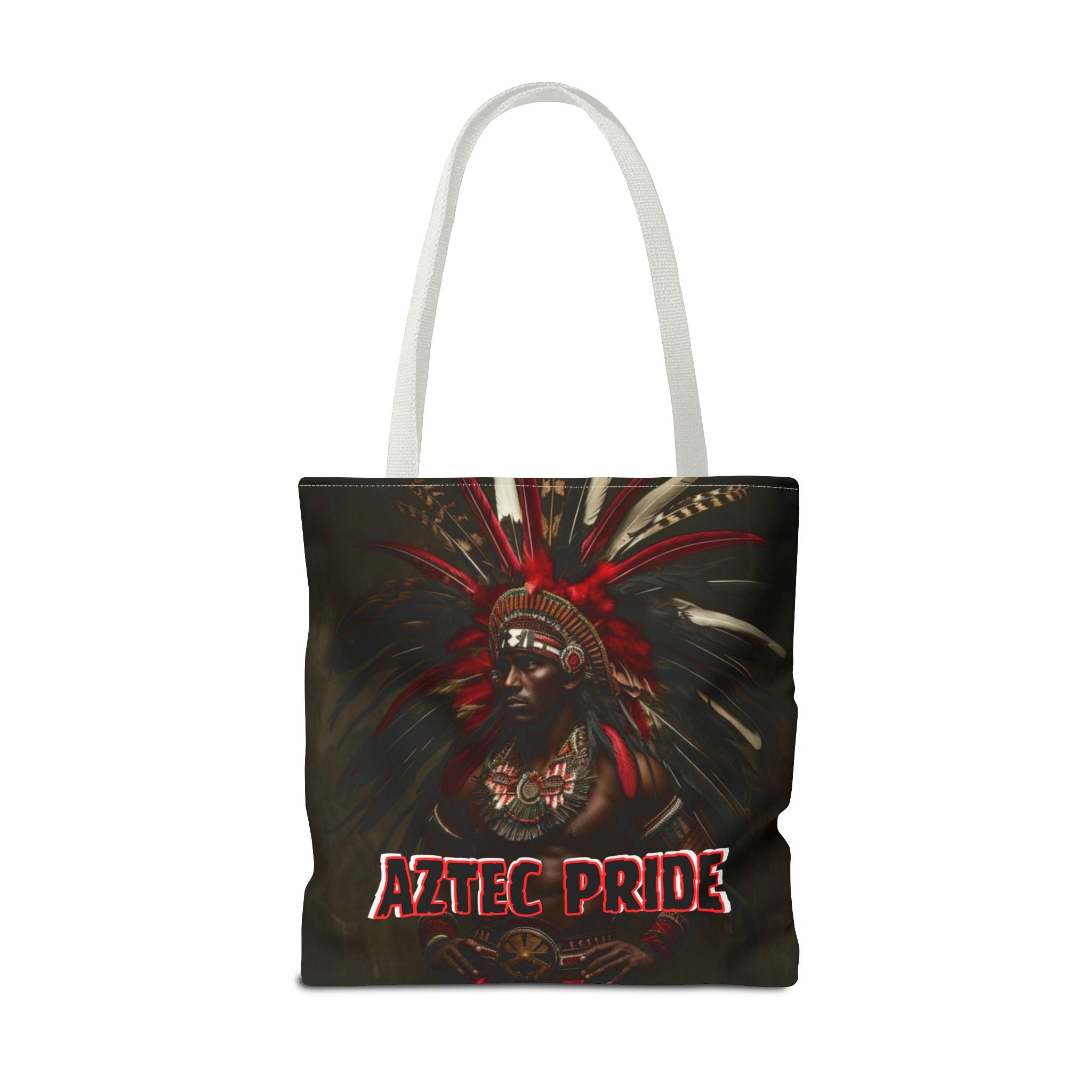 Aztec Panther Warrior Tote Bag – Aztec-Inspired Reusable Shopping Bag | GringoArte