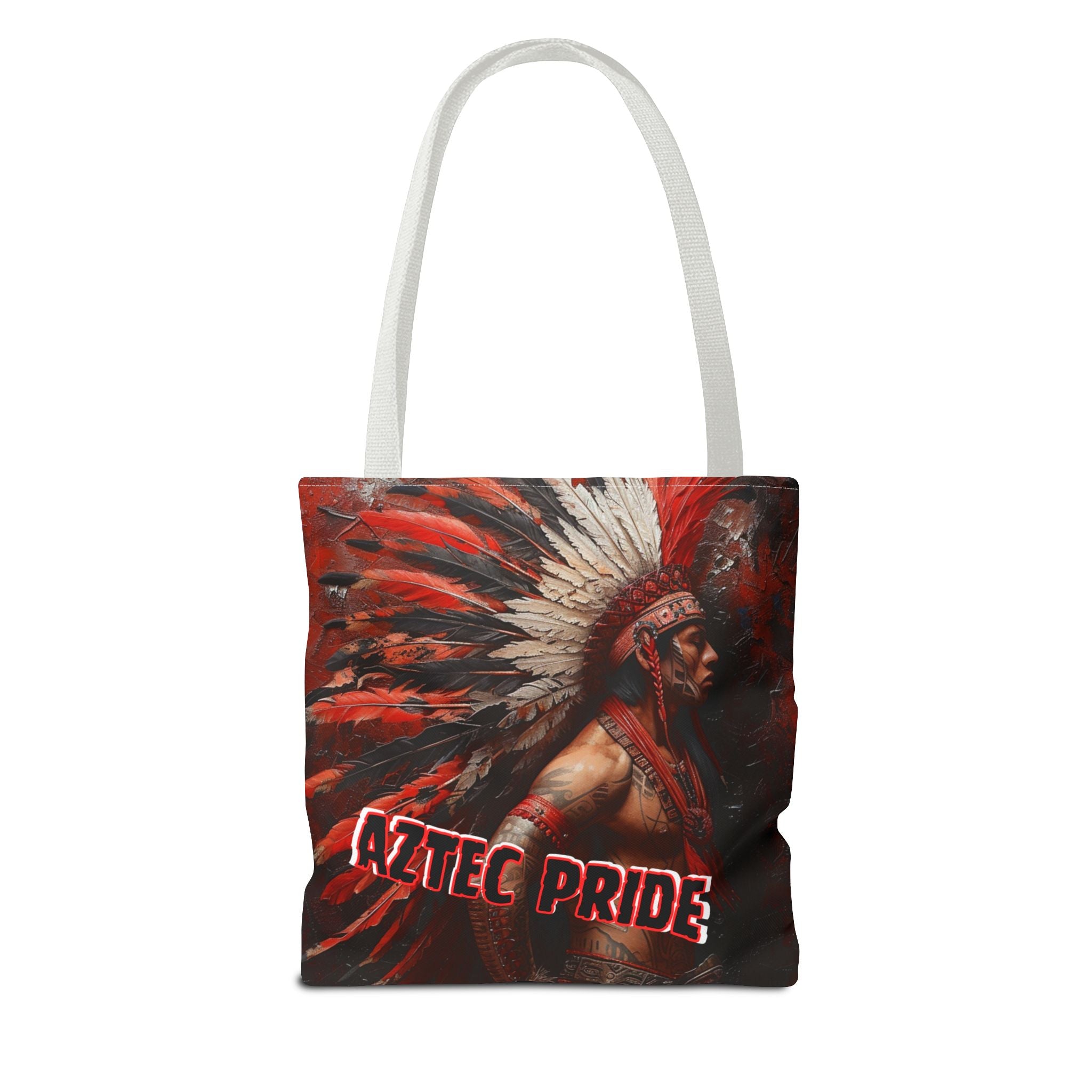 Aztec Noble Warrior Tote Bag – Aztec-Inspired Reusable Shopping Bag | GringoArte