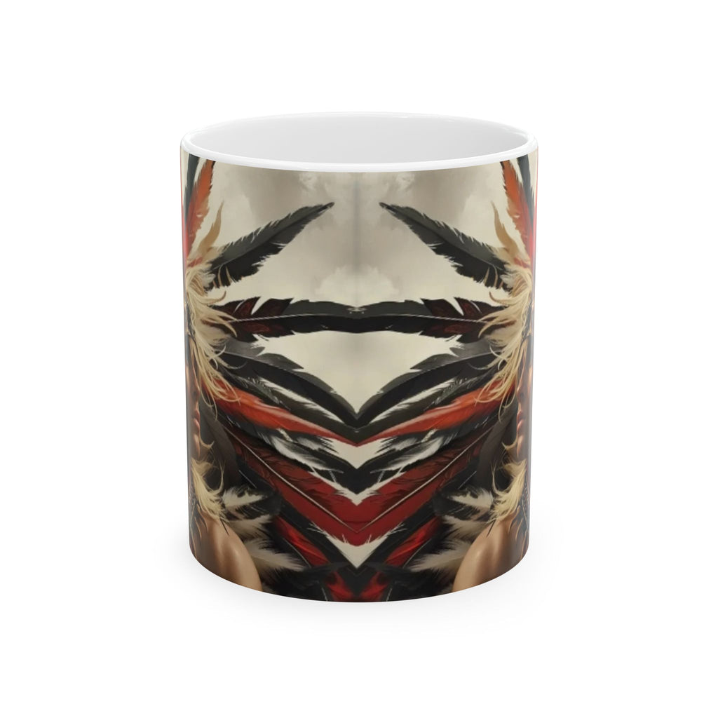 Aztec Sky Prince – Ceramic Mug (11oz, 15oz • Dishwasher & Microwave Safe • Made in USA • Personalized Option)