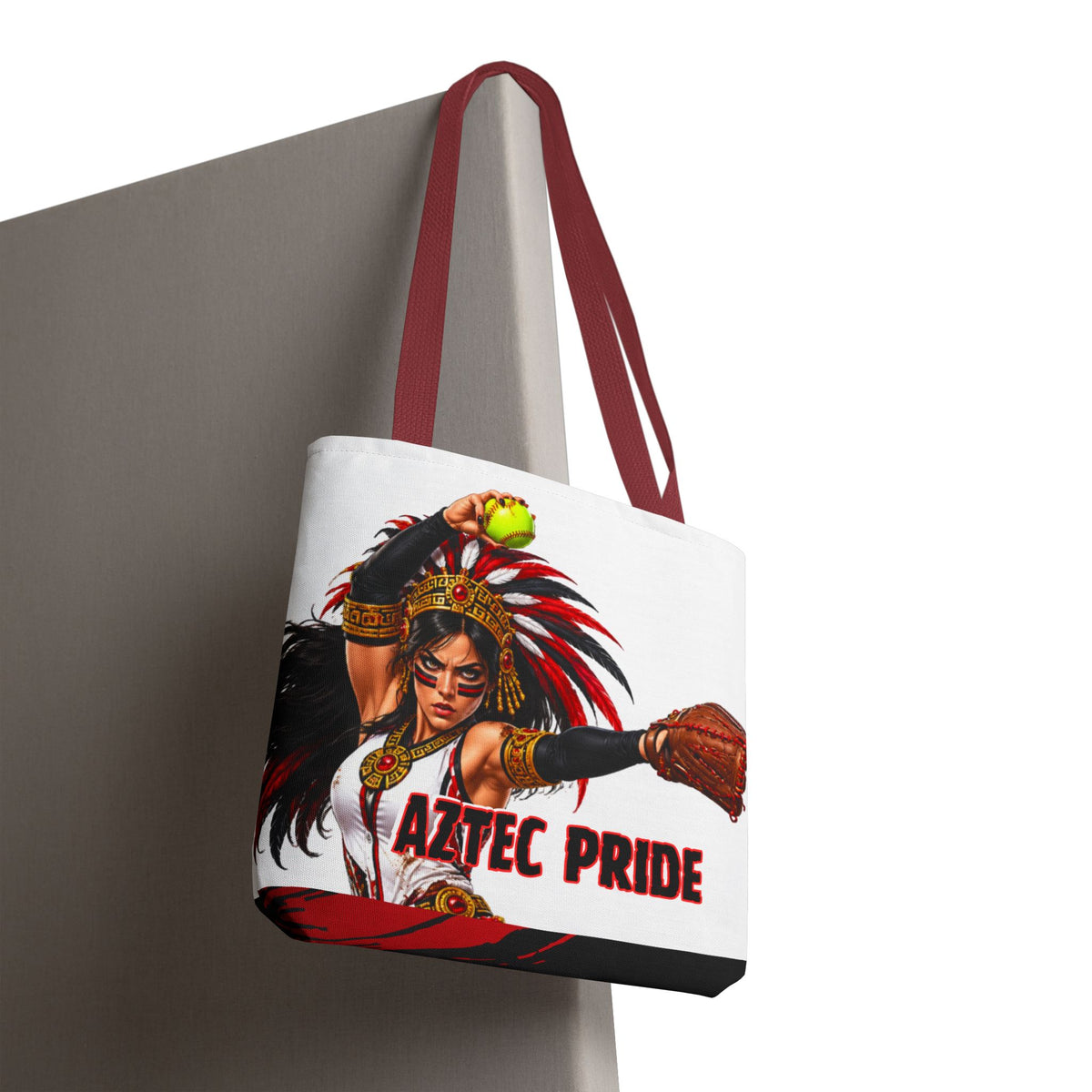 Aztec Softball Savage Warrior Tote Bag