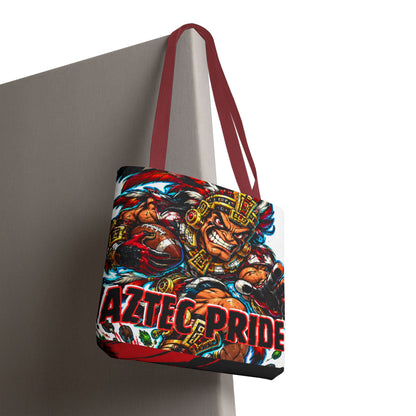 Aztec Football Savage Warrior Tote Bag