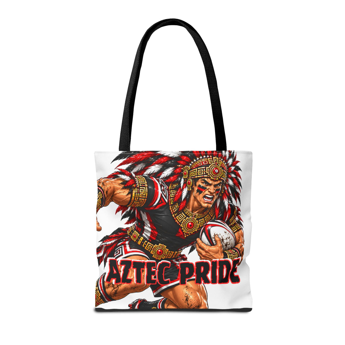 Aztec Rugby Savage Warrior Tote Bag