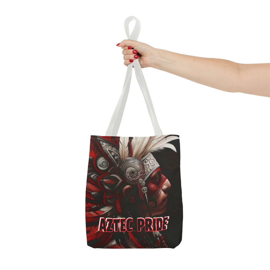 Aztec Warrior King Tote Bag – Aztec-Inspired Reusable Shopping Bag | GringoArte