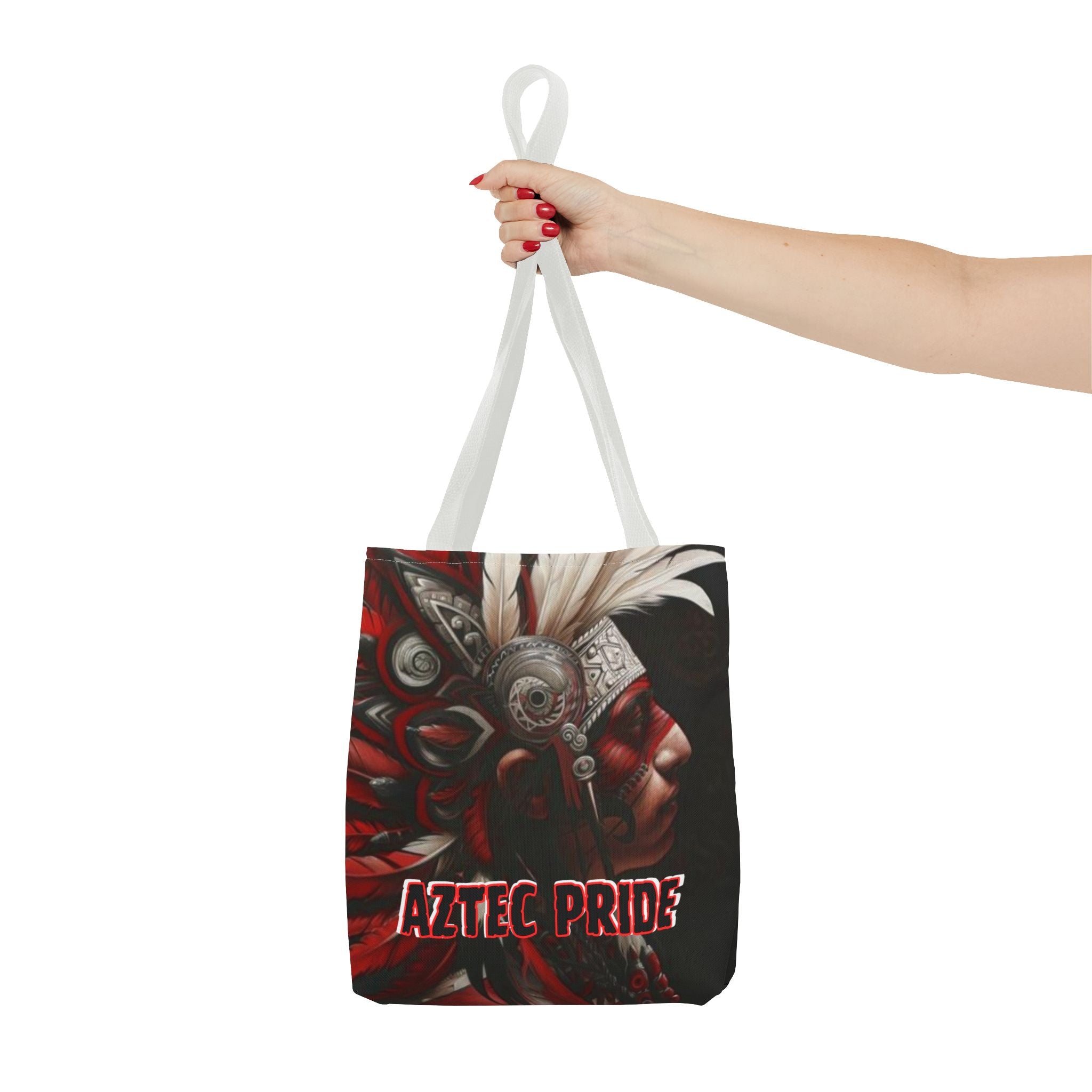 Aztec Warrior King Tote Bag – Aztec-Inspired Reusable Shopping Bag | GringoArte