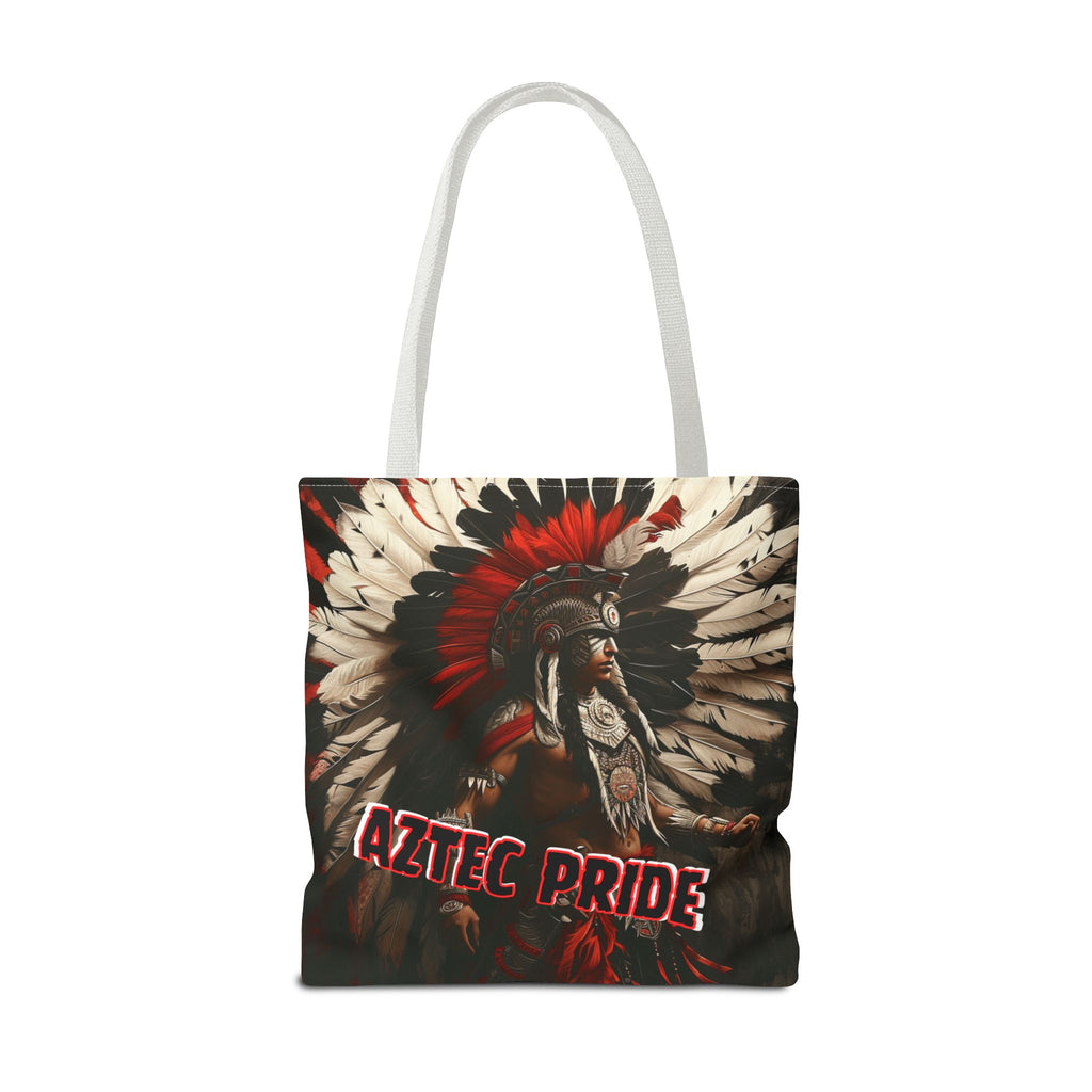Aztec Fierce Warrior Tote Bag – Aztec-Inspired Reusable Shopping Bag | GringoArte