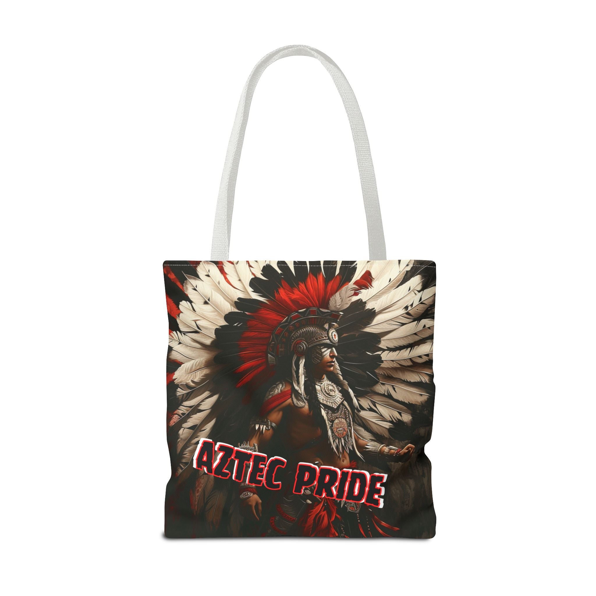 Aztec Fierce Warrior Tote Bag – Aztec-Inspired Reusable Shopping Bag | GringoArte
