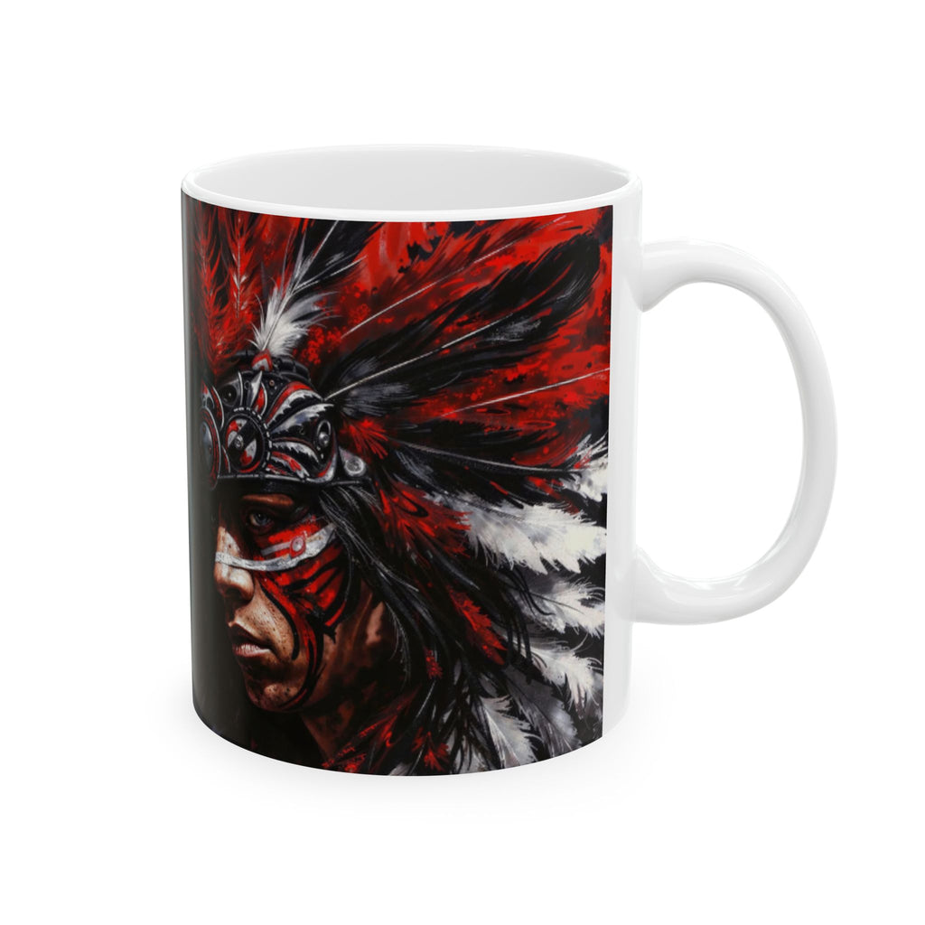 Aztec King of Kings – Ceramic Mug (11oz, 15oz • Dishwasher & Microwave Safe • Made in USA • Personalized Option)