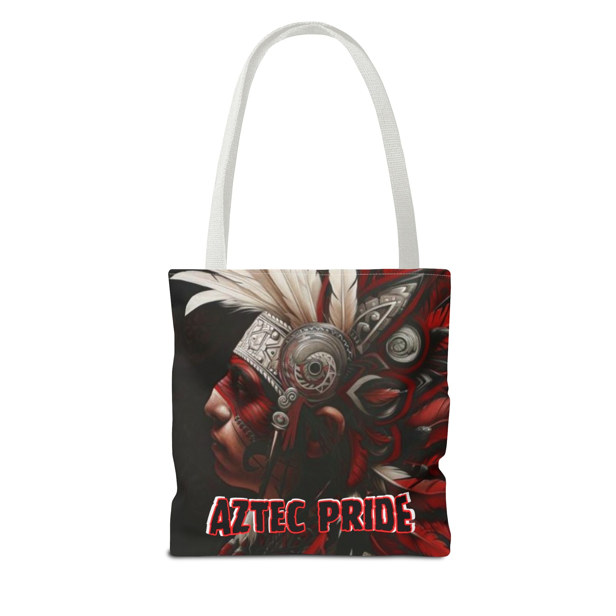 Aztec Warrior King Tote Bag – Aztec-Inspired Reusable Shopping Bag | GringoArte
