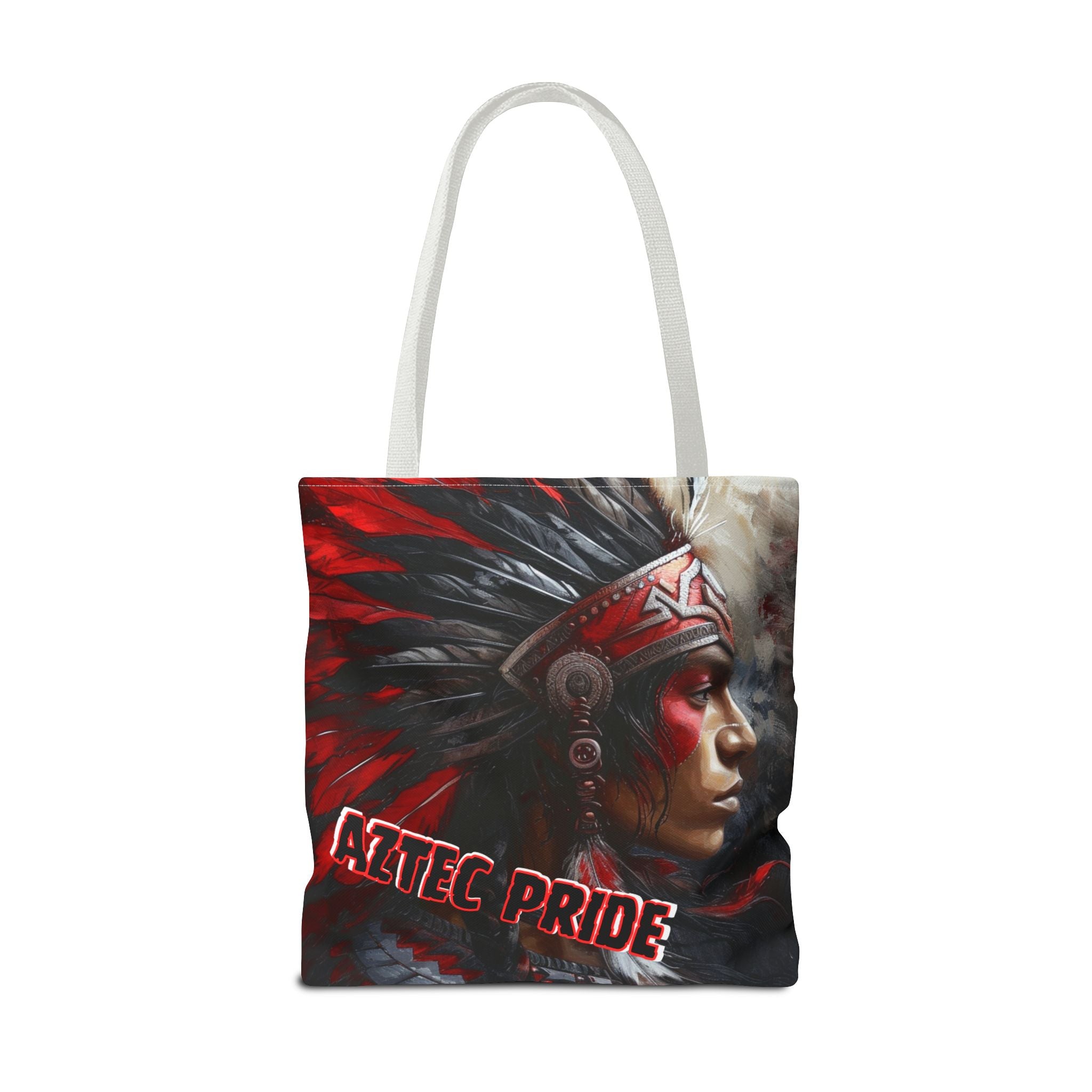 Aztec Silent Warrior Tote Bag – Aztec-Inspired Reusable Shopping Bag | GringoArte