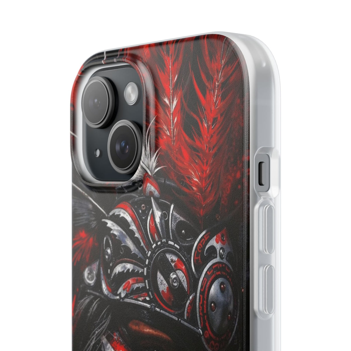 Aztec King of Kings – Flexi Phone Case (iPhone & Samsung • Clear TPU • Made in USA • Personalized Option)