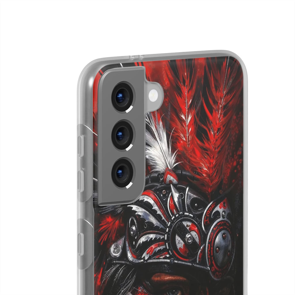 Aztec King of Kings – Flexi Phone Case (iPhone & Samsung • Clear TPU • Made in USA • Personalized Option)