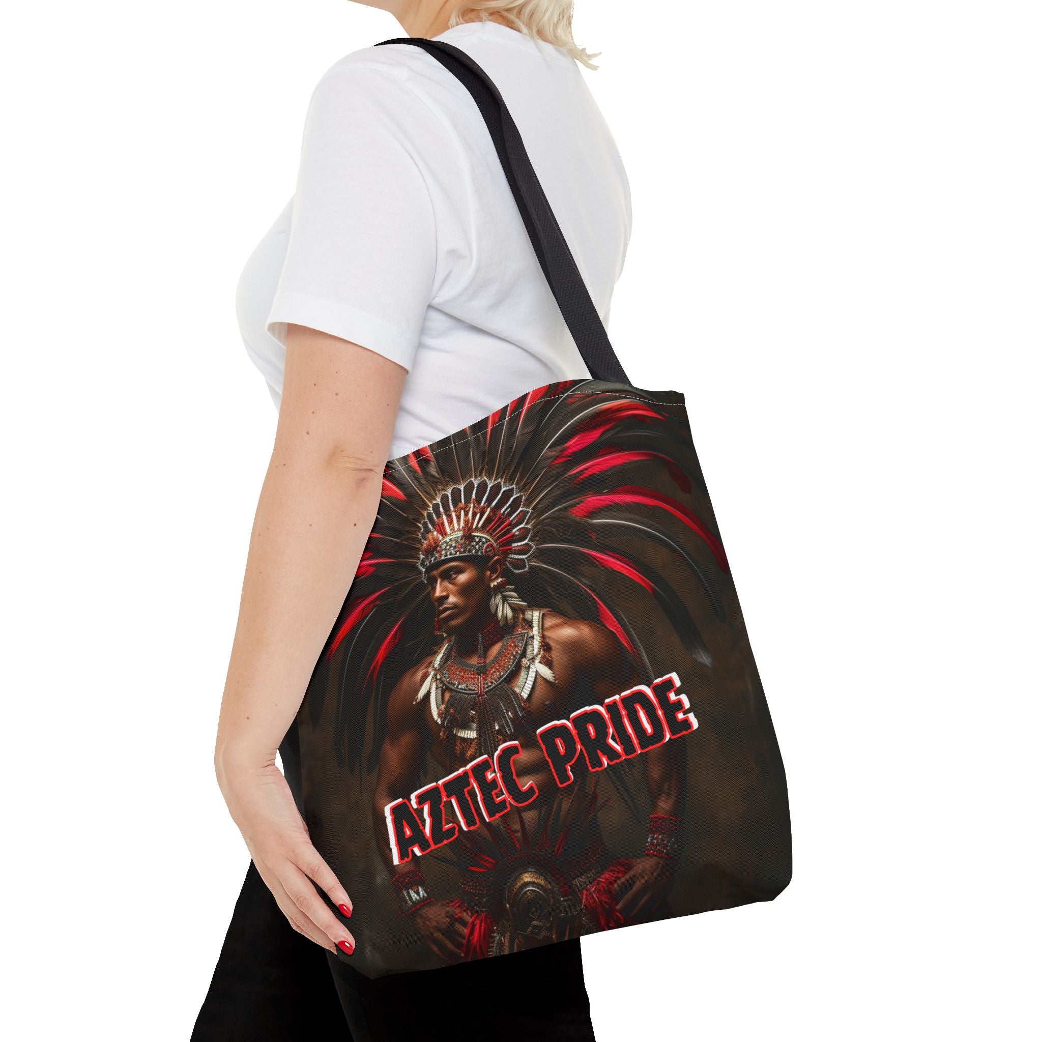 Aztec Sun Guardian Tote Bag – Aztec-Inspired Reusable Shopping Bag | GringoArte