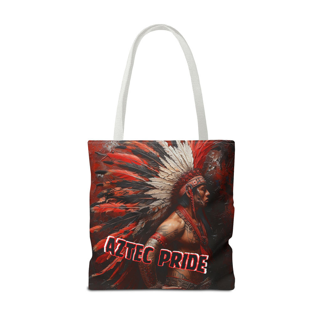 Aztec Noble Warrior Tote Bag – Aztec-Inspired Reusable Shopping Bag | GringoArte