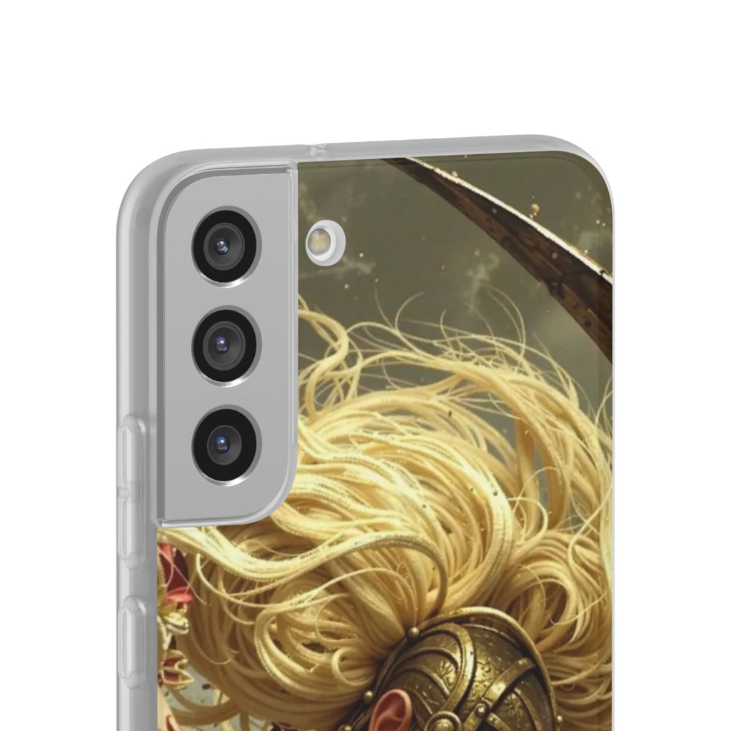 Aztec Iron Queen – Flexi Phone Case (iPhone & Samsung • Clear TPU • Made in USA • Personalized Option)