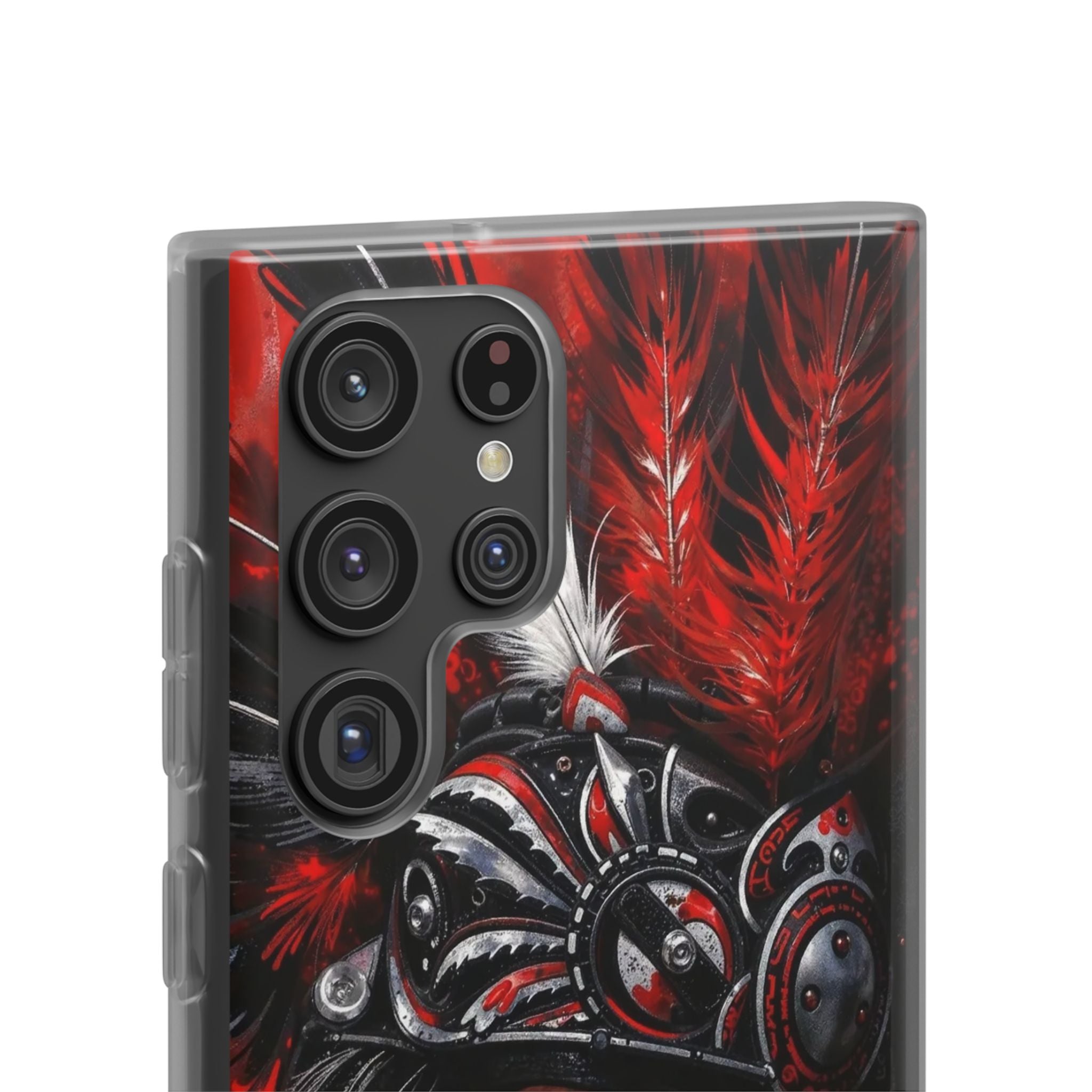 Aztec King of Kings – Flexi Phone Case (iPhone & Samsung • Clear TPU • Made in USA • Personalized Option)