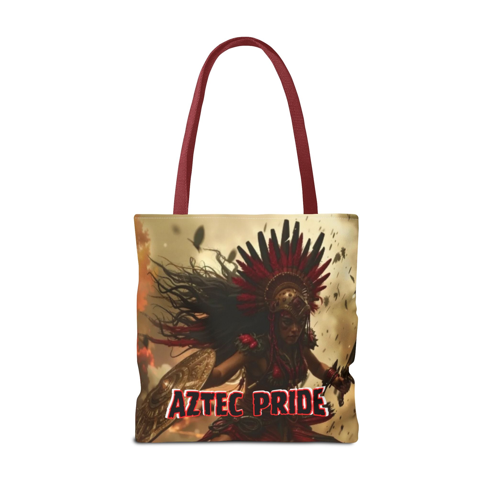 Aztec Bloodwar Queen Tote Bag – Aztec-Inspired Reusable Shopping Bag | GringoArte