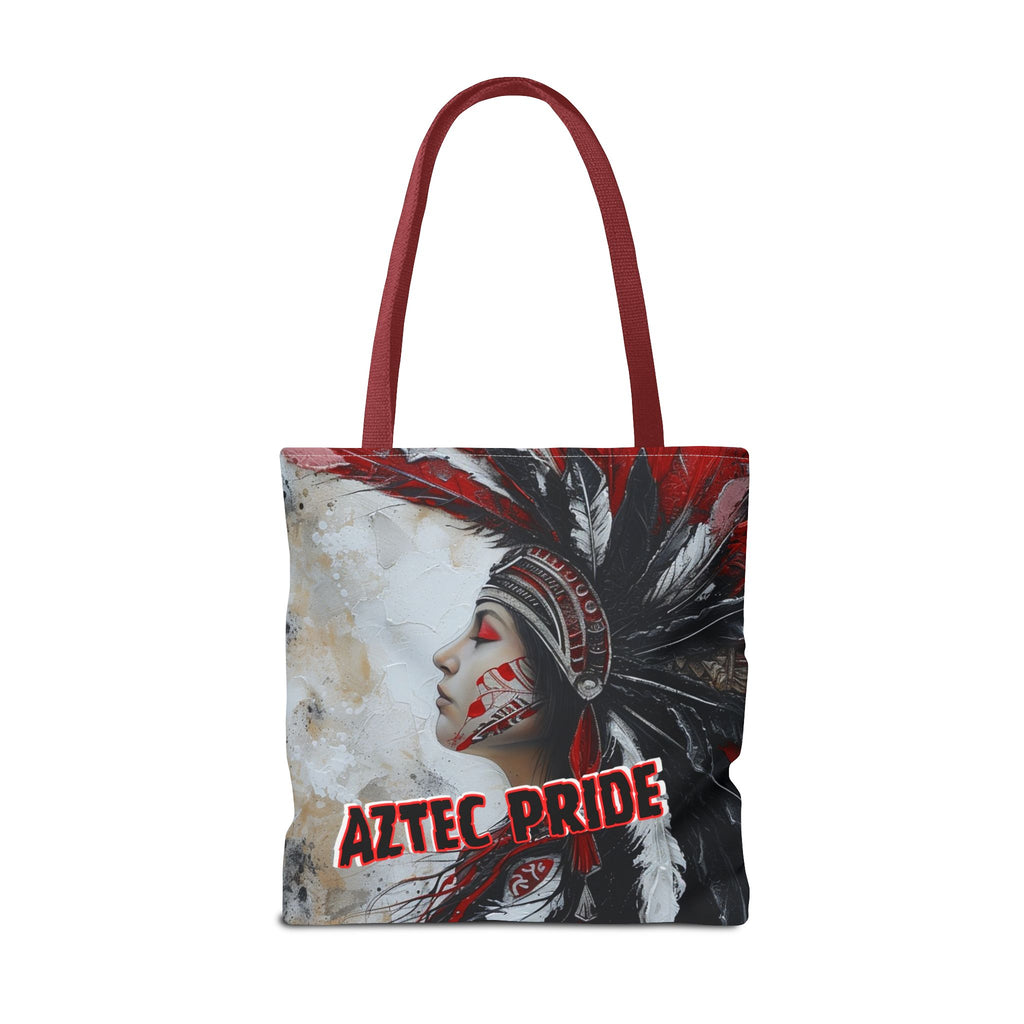 Aztec Silent Goddess Tote Bag – Aztec-Inspired Reusable Shopping Bag | GringoArte