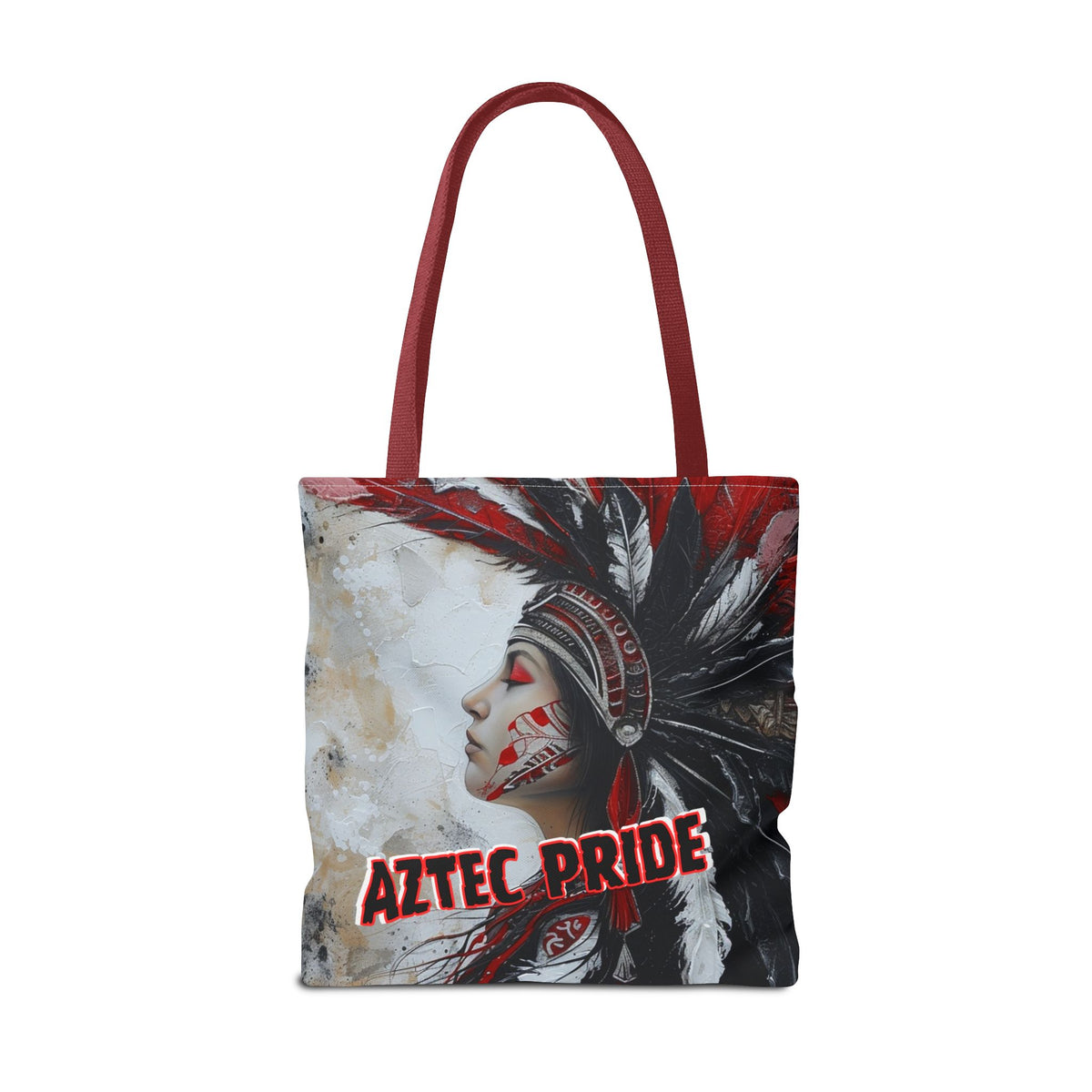Aztec Silent Goddess Tote Bag – Aztec-Inspired Reusable Shopping Bag | GringoArte