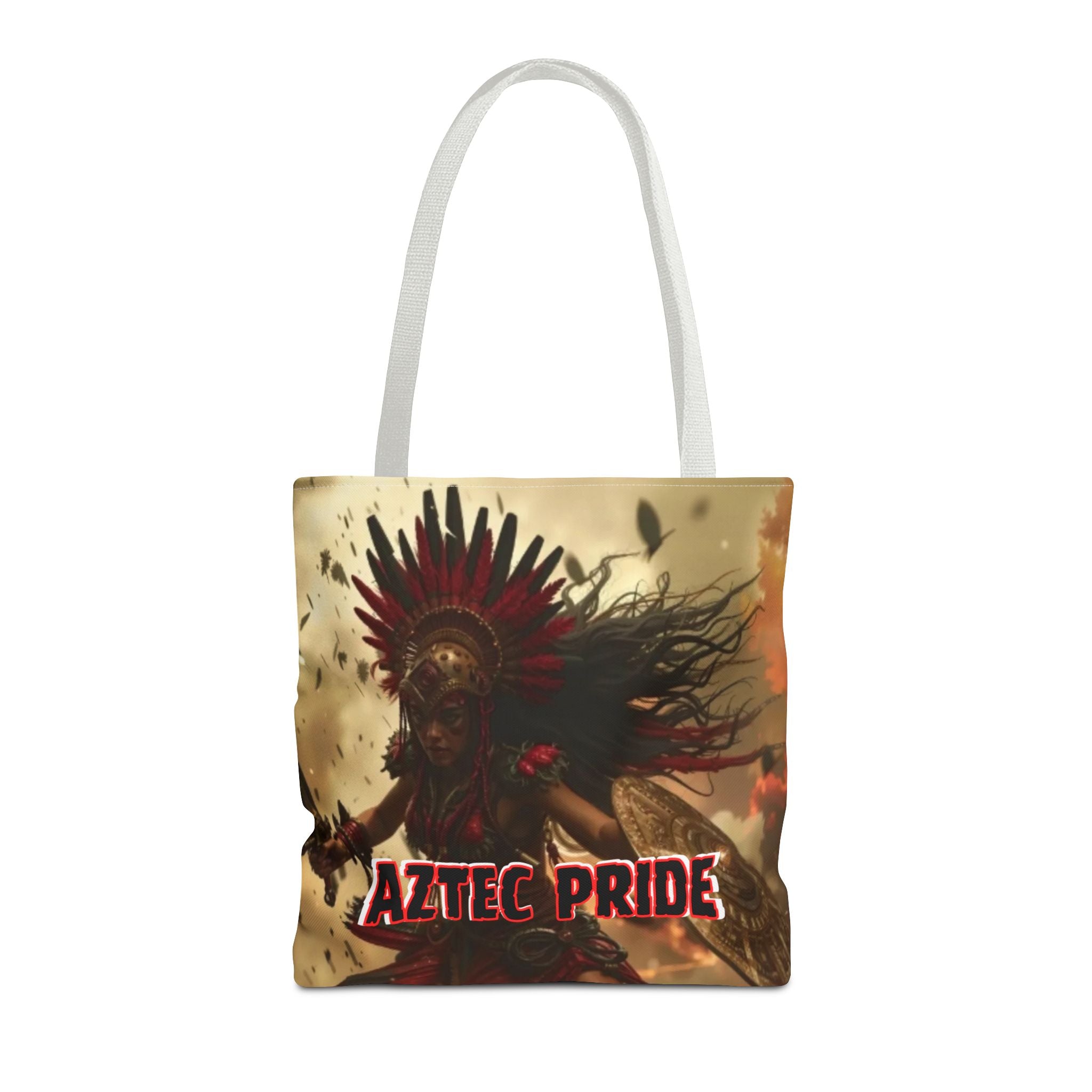 Aztec Bloodwar Queen Tote Bag – Aztec-Inspired Reusable Shopping Bag | GringoArte
