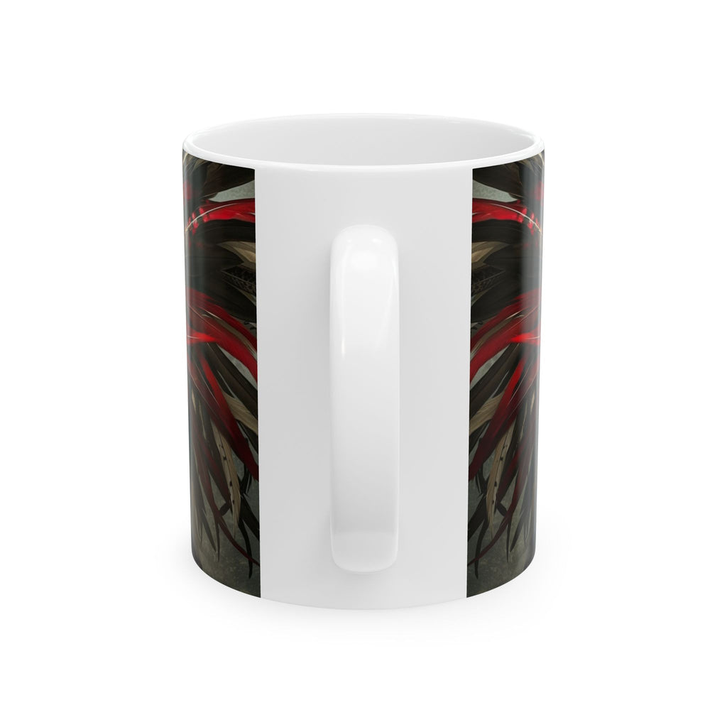 Aztec Storm Warrior – Ceramic Mug (11oz, 15oz • Dishwasher & Microwave Safe • Made in USA • Personalized Option)