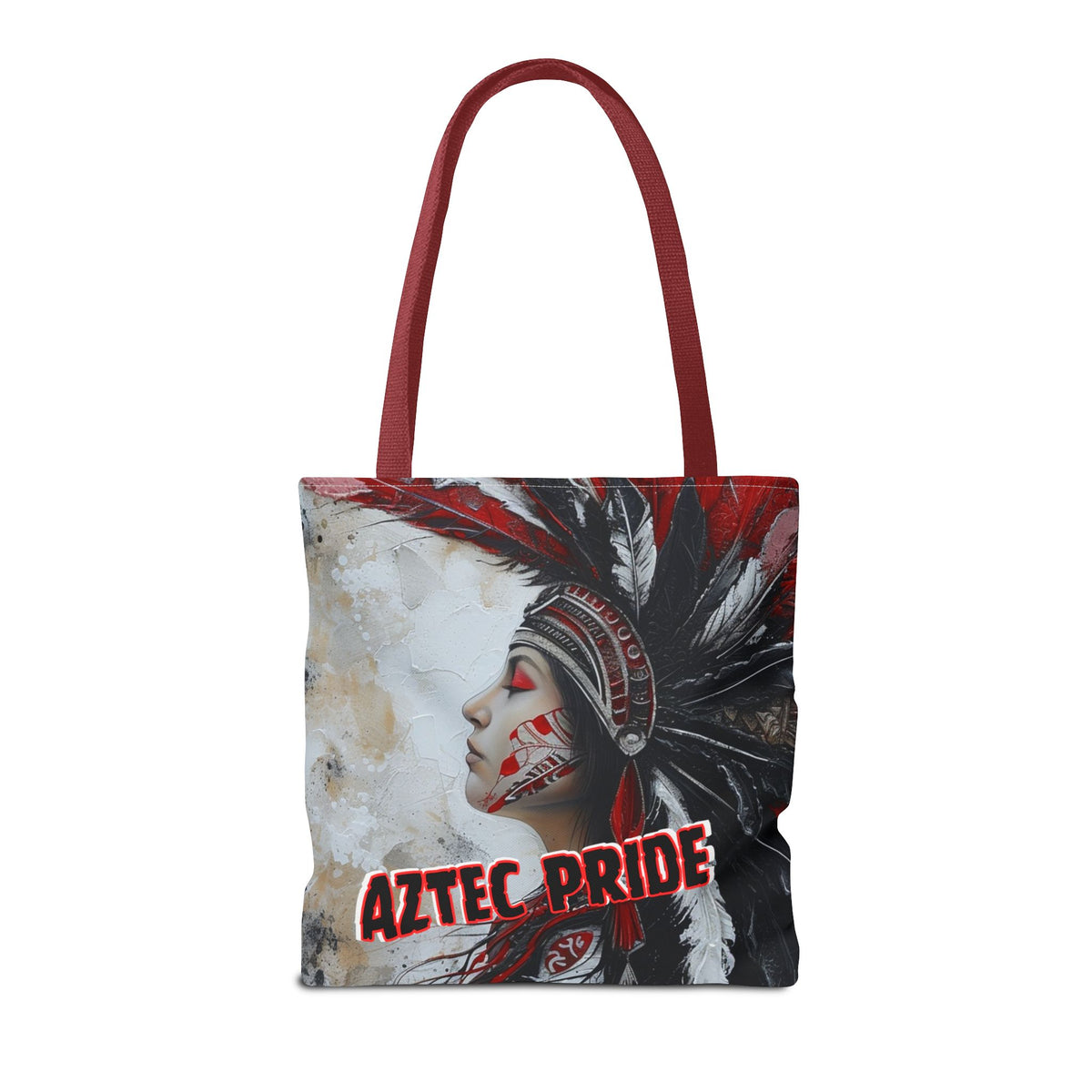 Aztec Silent Goddess Tote Bag – Aztec-Inspired Reusable Shopping Bag | GringoArte