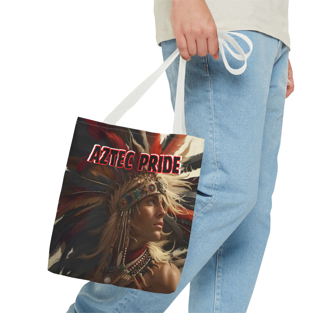 Aztec Sky Prince Tote Bag – Aztec-Inspired Reusable Shopping Bag | GringoArte