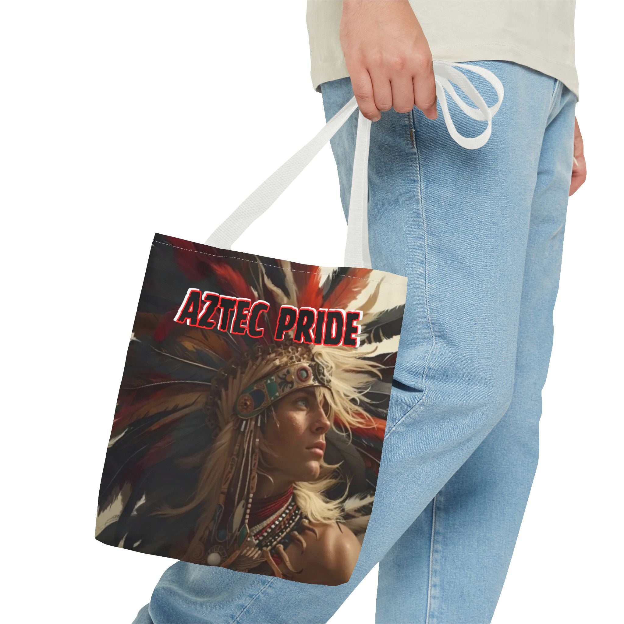 Aztec Sky Prince Tote Bag – Aztec-Inspired Reusable Shopping Bag | GringoArte