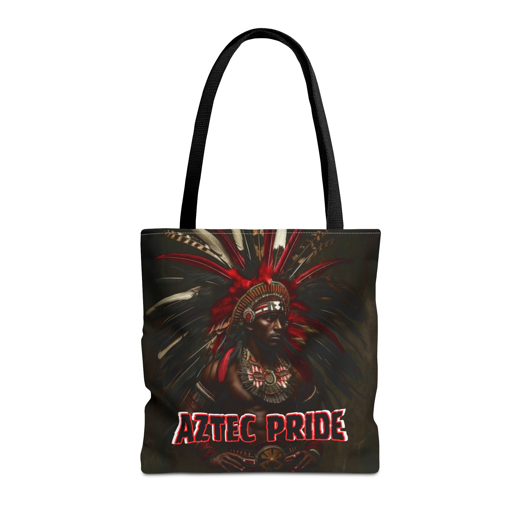 Aztec Panther Warrior Tote Bag – Aztec-Inspired Reusable Shopping Bag | GringoArte