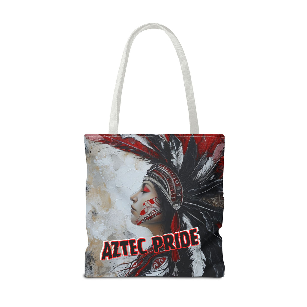 Aztec Silent Goddess Tote Bag – Aztec-Inspired Reusable Shopping Bag | GringoArte
