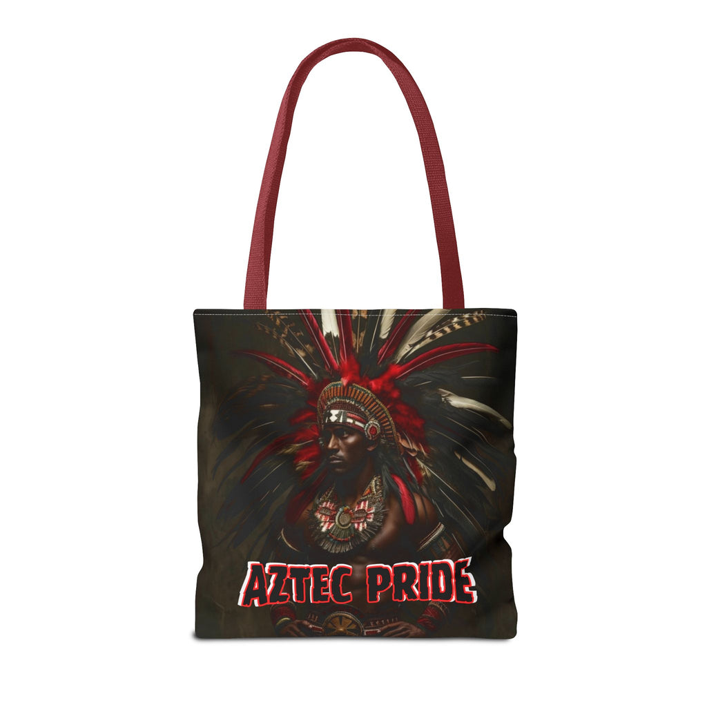 Aztec Panther Warrior Tote Bag – Aztec-Inspired Reusable Shopping Bag | GringoArte