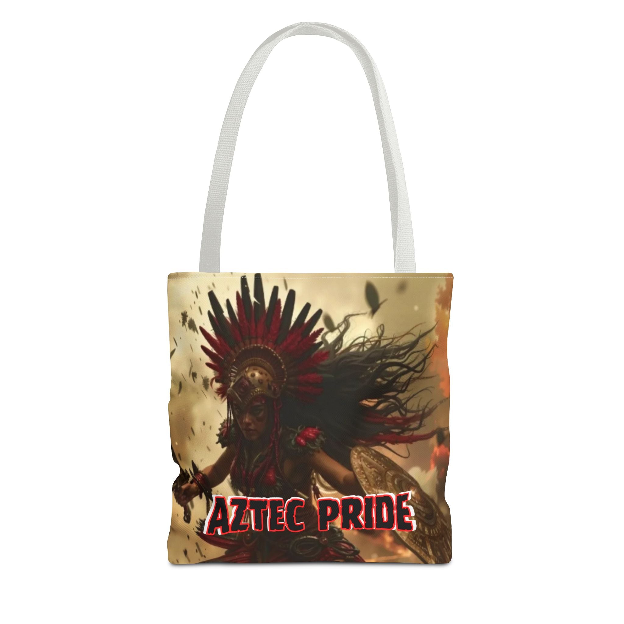 Aztec Bloodwar Queen Tote Bag – Aztec-Inspired Reusable Shopping Bag | GringoArte