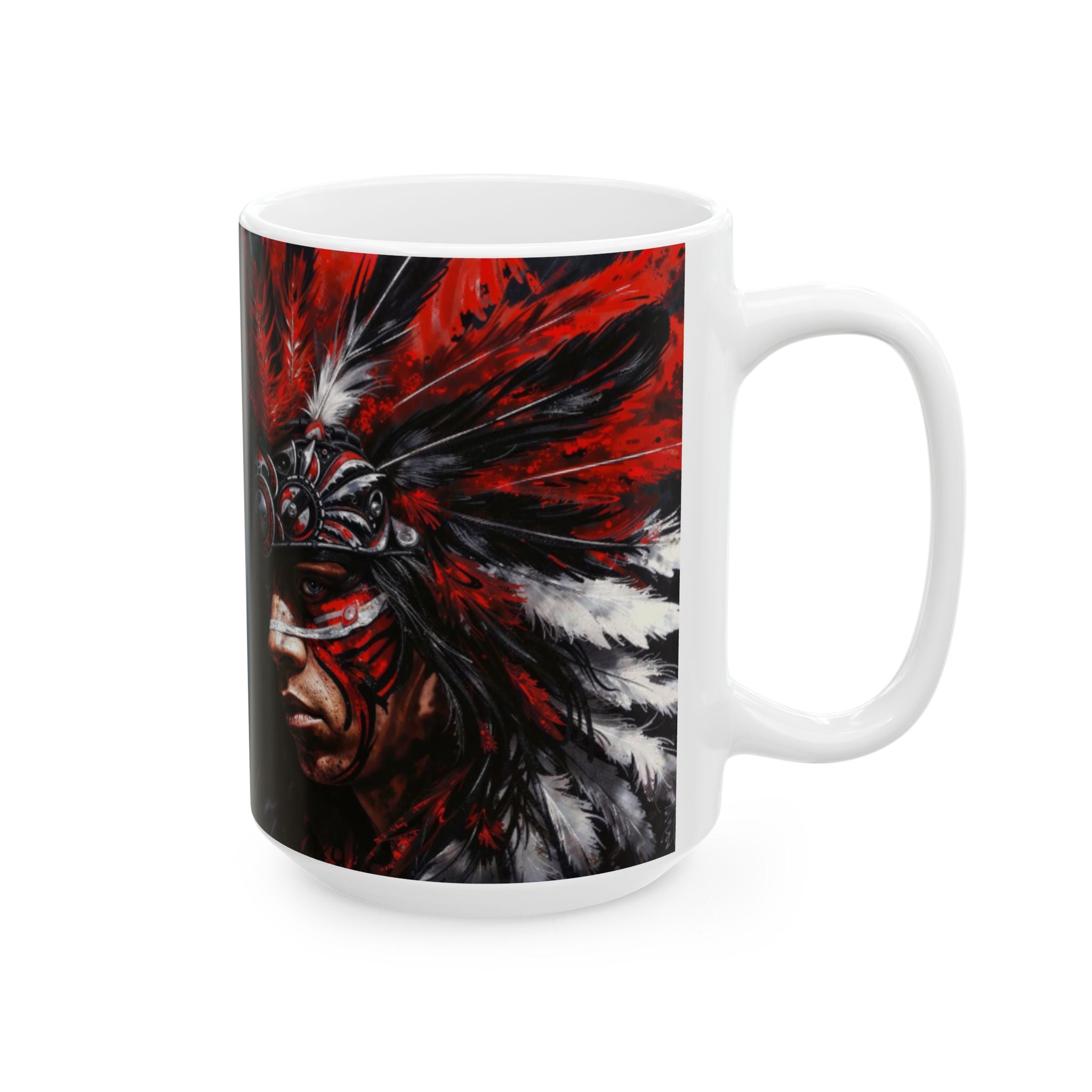 Aztec King of Kings – Ceramic Mug (11oz, 15oz • Dishwasher & Microwave Safe • Made in USA • Personalized Option)