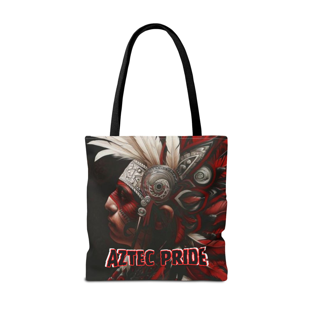 Aztec Warrior King Tote Bag – Aztec-Inspired Reusable Shopping Bag | GringoArte