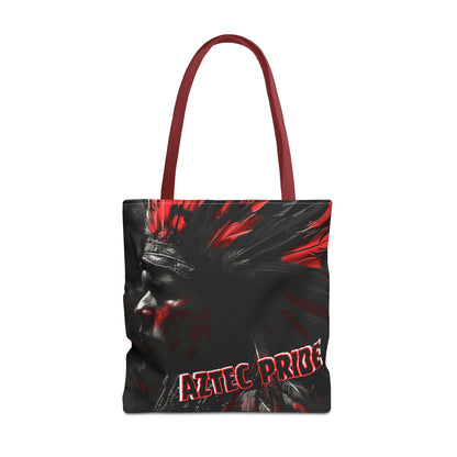 Aztec Jaguar Warrior Tote Bag – Aztec-Inspired Reusable Shopping Bag | GringoArte