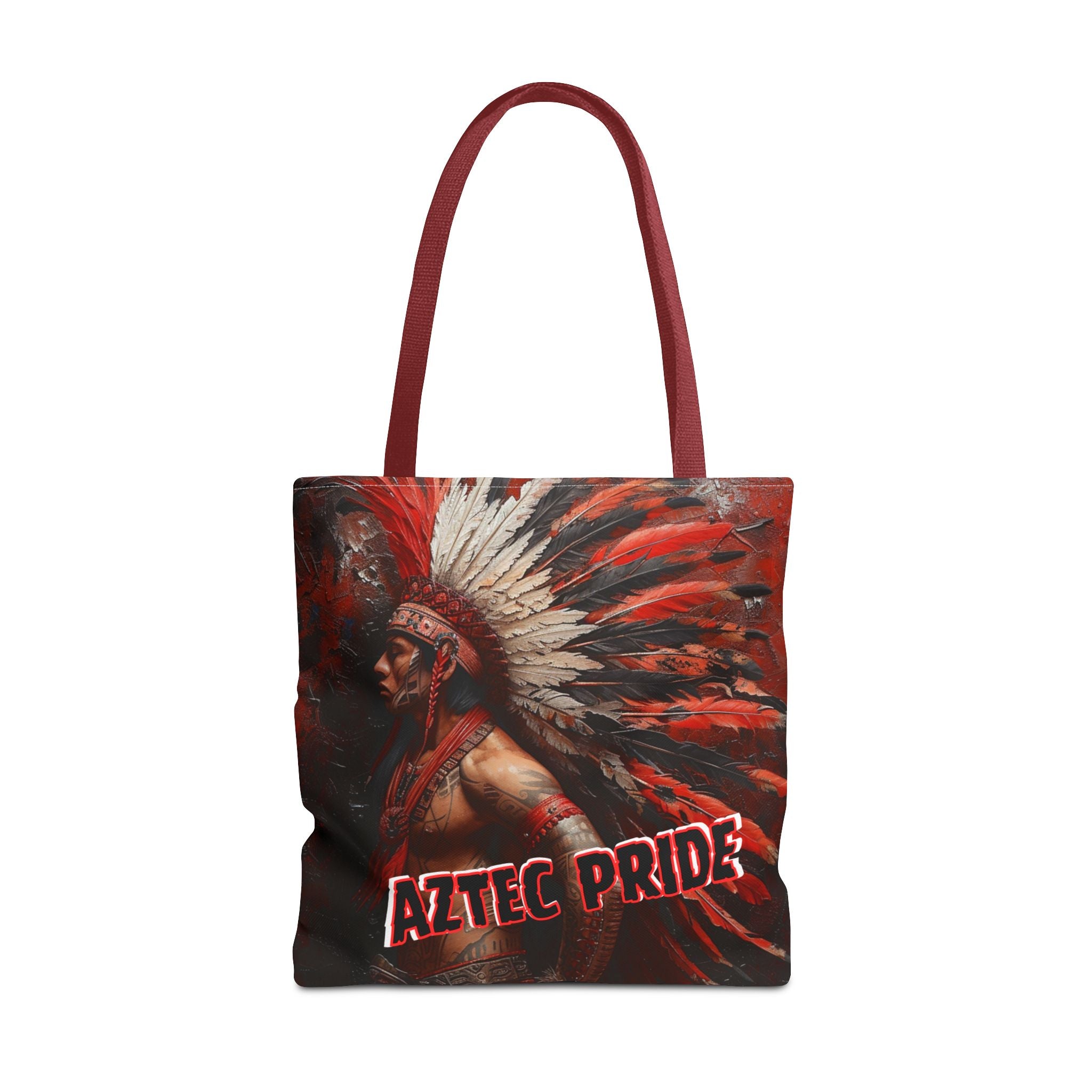 Aztec Noble Warrior Tote Bag – Aztec-Inspired Reusable Shopping Bag | GringoArte